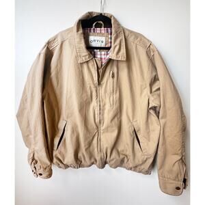 Orvis Tan Windbreaker Jacket